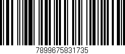 Código de barras (EAN, GTIN, SKU, ISBN): '7899675831735'