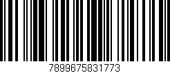 Código de barras (EAN, GTIN, SKU, ISBN): '7899675831773'