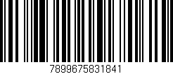 Código de barras (EAN, GTIN, SKU, ISBN): '7899675831841'