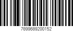 Código de barras (EAN, GTIN, SKU, ISBN): '7899689200152'
