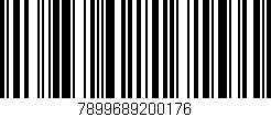 Código de barras (EAN, GTIN, SKU, ISBN): '7899689200176'