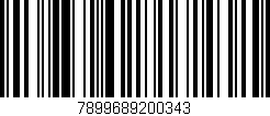 Código de barras (EAN, GTIN, SKU, ISBN): '7899689200343'