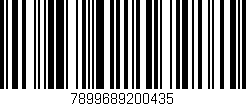 Código de barras (EAN, GTIN, SKU, ISBN): '7899689200435'