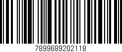 Código de barras (EAN, GTIN, SKU, ISBN): '7899689202118'