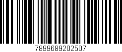 Código de barras (EAN, GTIN, SKU, ISBN): '7899689202507'