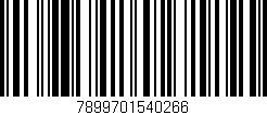 Código de barras (EAN, GTIN, SKU, ISBN): '7899701540266'