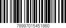 Código de barras (EAN, GTIN, SKU, ISBN): '78997015451860'