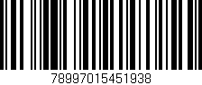 Código de barras (EAN, GTIN, SKU, ISBN): '78997015451938'