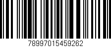 Código de barras (EAN, GTIN, SKU, ISBN): '78997015459262'