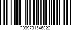 Código de barras (EAN, GTIN, SKU, ISBN): '7899701546022'