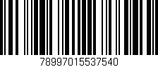 Código de barras (EAN, GTIN, SKU, ISBN): '78997015537540'