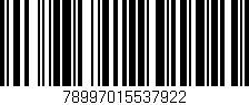 Código de barras (EAN, GTIN, SKU, ISBN): '78997015537922'