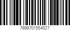 Código de barras (EAN, GTIN, SKU, ISBN): '7899701554027'