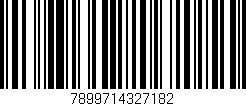 Código de barras (EAN, GTIN, SKU, ISBN): '7899714327182'