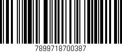 Código de barras (EAN, GTIN, SKU, ISBN): '7899718700387'
