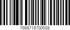 Código de barras (EAN, GTIN, SKU, ISBN): '7899718700509'