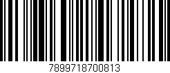 Código de barras (EAN, GTIN, SKU, ISBN): '7899718700813'
