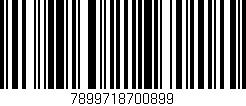 Código de barras (EAN, GTIN, SKU, ISBN): '7899718700899'