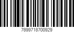 Código de barras (EAN, GTIN, SKU, ISBN): '7899718700929'