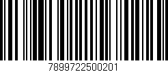 Código de barras (EAN, GTIN, SKU, ISBN): '7899722500201'