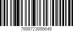 Código de barras (EAN, GTIN, SKU, ISBN): '7899723886649'