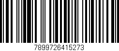 Código de barras (EAN, GTIN, SKU, ISBN): '7899726415273'