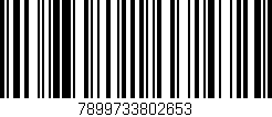 Código de barras (EAN, GTIN, SKU, ISBN): '7899733802653'