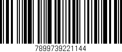 Código de barras (EAN, GTIN, SKU, ISBN): '7899739221144'
