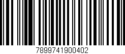Código de barras (EAN, GTIN, SKU, ISBN): '7899741900402'