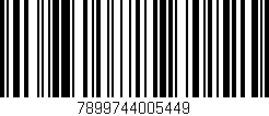 Código de barras (EAN, GTIN, SKU, ISBN): '7899744005449'