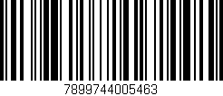 Código de barras (EAN, GTIN, SKU, ISBN): '7899744005463'