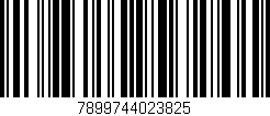 Código de barras (EAN, GTIN, SKU, ISBN): '7899744023825'