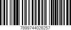Código de barras (EAN, GTIN, SKU, ISBN): '7899744028257'