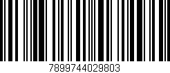 Código de barras (EAN, GTIN, SKU, ISBN): '7899744029803'