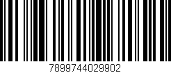Código de barras (EAN, GTIN, SKU, ISBN): '7899744029902'