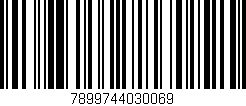 Código de barras (EAN, GTIN, SKU, ISBN): '7899744030069'