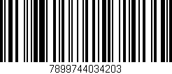 Código de barras (EAN, GTIN, SKU, ISBN): '7899744034203'