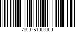 Código de barras (EAN, GTIN, SKU, ISBN): '7899751908900'