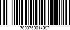 Código de barras (EAN, GTIN, SKU, ISBN): '7899768814997'