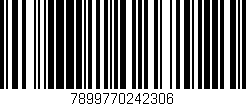 Código de barras (EAN, GTIN, SKU, ISBN): '7899770242306'