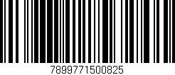 Código de barras (EAN, GTIN, SKU, ISBN): '7899771500825'