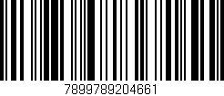 Código de barras (EAN, GTIN, SKU, ISBN): '7899789204661'