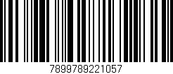 Código de barras (EAN, GTIN, SKU, ISBN): '7899789221057'