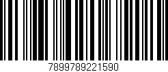 Código de barras (EAN, GTIN, SKU, ISBN): '7899789221590'