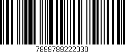 Código de barras (EAN, GTIN, SKU, ISBN): '7899789222030'