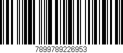 Código de barras (EAN, GTIN, SKU, ISBN): '7899789226953'