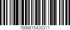 Código de barras (EAN, GTIN, SKU, ISBN): '7899815420317'