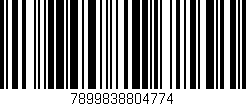 Código de barras (EAN, GTIN, SKU, ISBN): '7899838804774'