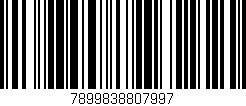 Código de barras (EAN, GTIN, SKU, ISBN): '7899838807997'