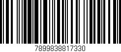 Código de barras (EAN, GTIN, SKU, ISBN): '7899838817330'